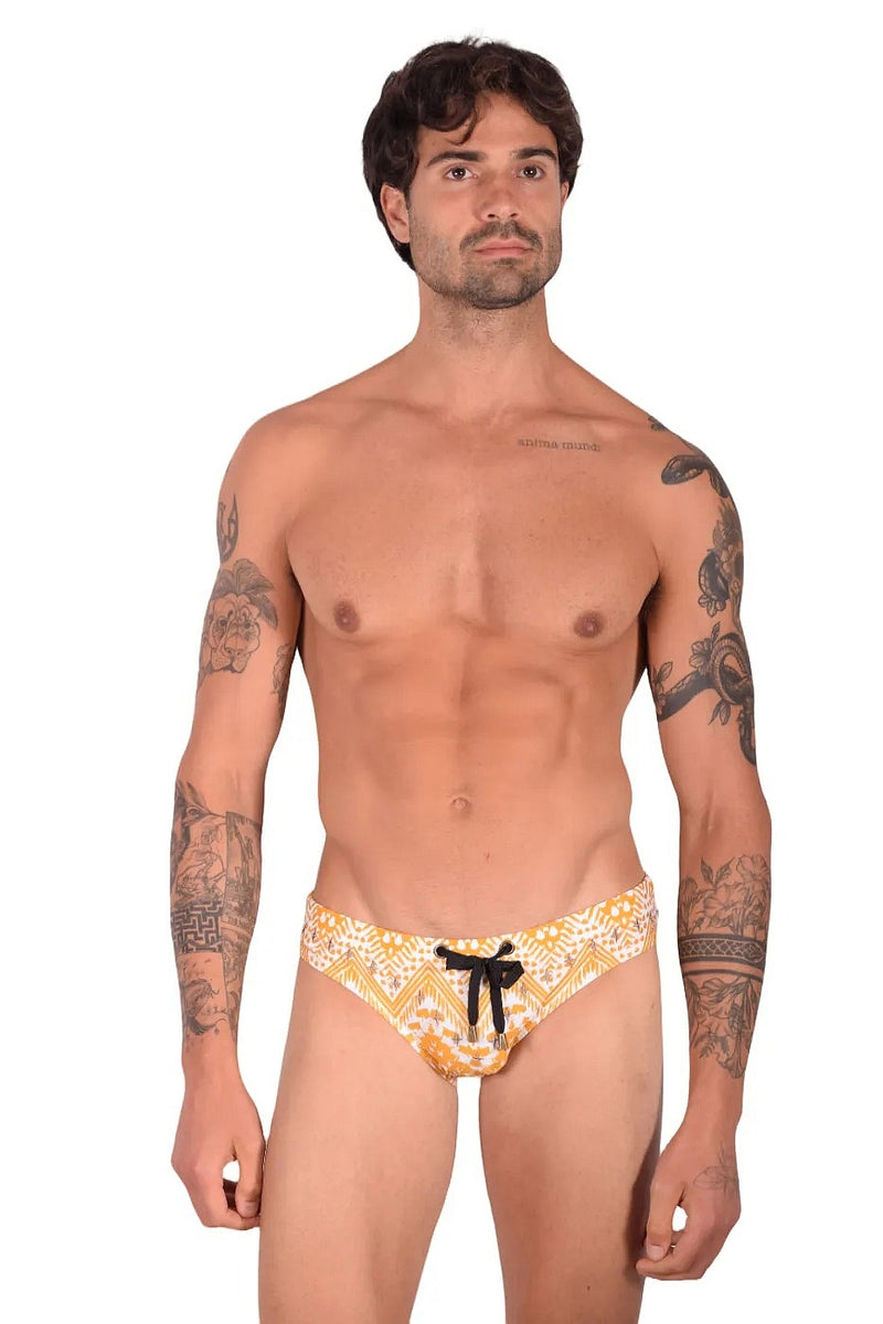 Marcuse Tribe Slip de Bain Maillot de Bain Camel 07516 4