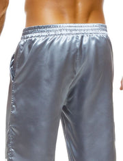 Short Modus Vivendi Host Woven Satin-Look Bermuda Comfort Fit Grey 03262