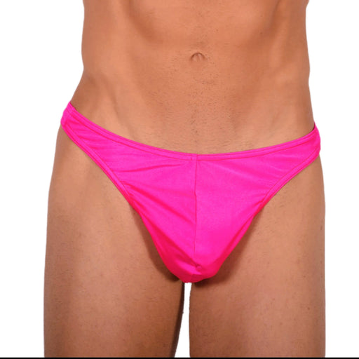 S/M SMU Men Swim Tanning Underwear Thongs Pink 33804 MX171