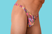 S/M SMU Mens Sensual Swim Tanning Flash Thong 33409 MX117