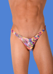 S/M SMU Mens Sensual Swim Tanning Flash Thong 33409 MX112