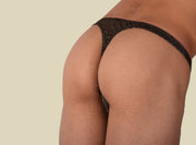 S/M SMU Mens Underwear Thong Brilliant Gold 33342 MX116