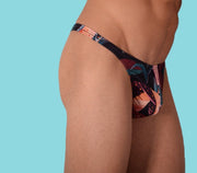 S/M SMU Mens Underwear Thong Multi Color 33327 MX117