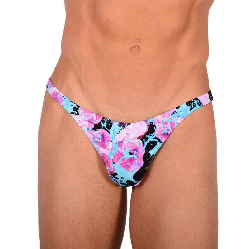 S/M SMU Sheer Multicolor Thong MX19 340071