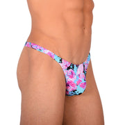 S/M SMU Sheer Multicolor Thong MX19 340073