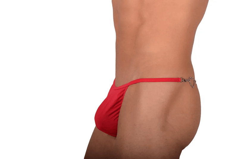 S/M SMU String Red Multi hearts MX10 1005853