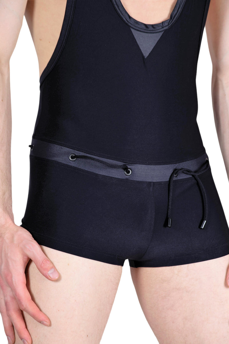 SMALL Alexis HOM Moonlight swim Bodysuit black 1