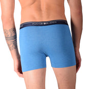 SMALL Mens Punto Blanco Basics Short Boxer Blue 53438 Pu10