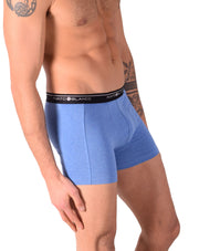 SMALL Mens Punto Blanco Basics Short Boxer Blue 53438 Pu40