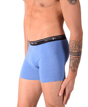 SMALL Mens Punto Blanco Basics Short Boxer Blue 53438 Pu40