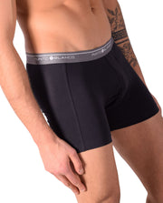 SMALL Mens Punto Blanco Basics Short Boxer Dark Grey 53438 Pu30
