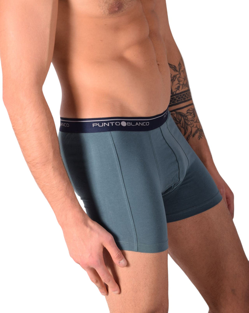 SMALL Mens Punto Blanco Basics Short Boxer Emerald 53438 Pu13