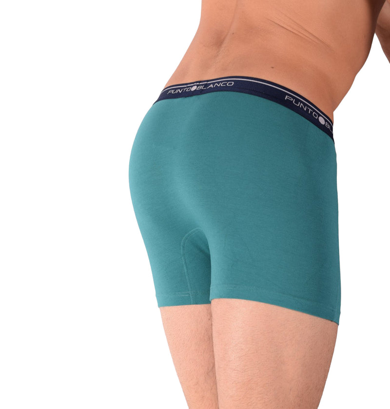 SMALL Mens Punto Blanco Basics Short Boxer Green 53438 Pu29