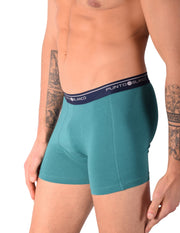 SMALL Mens Punto Blanco Basics Short Boxer Green 53438 Pu29