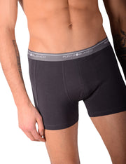 SMALL Mens Punto Blanco Basics Short Boxer Grey 53438 P3