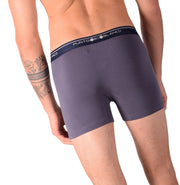 SMALL Mens Punto Blanco Basics Short Boxer Grey 53438 Pu31