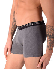 SMALL Mens Punto Blanco Basics Short Boxer Grey 53438 Pu39