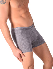 SMALL Mens Punto Blanco Basics Short Boxer Grey Print 53438 Pu33