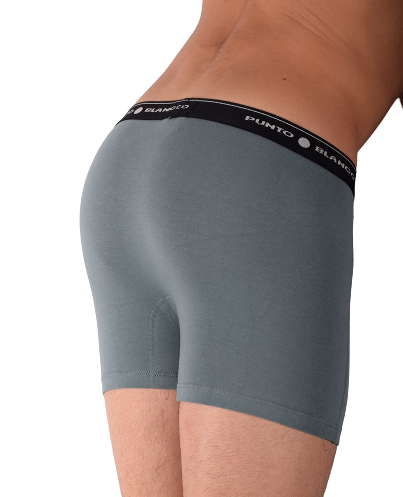 SMALL Mens Punto Blanco Basics Short Boxer Pale Green 53438 Pu7