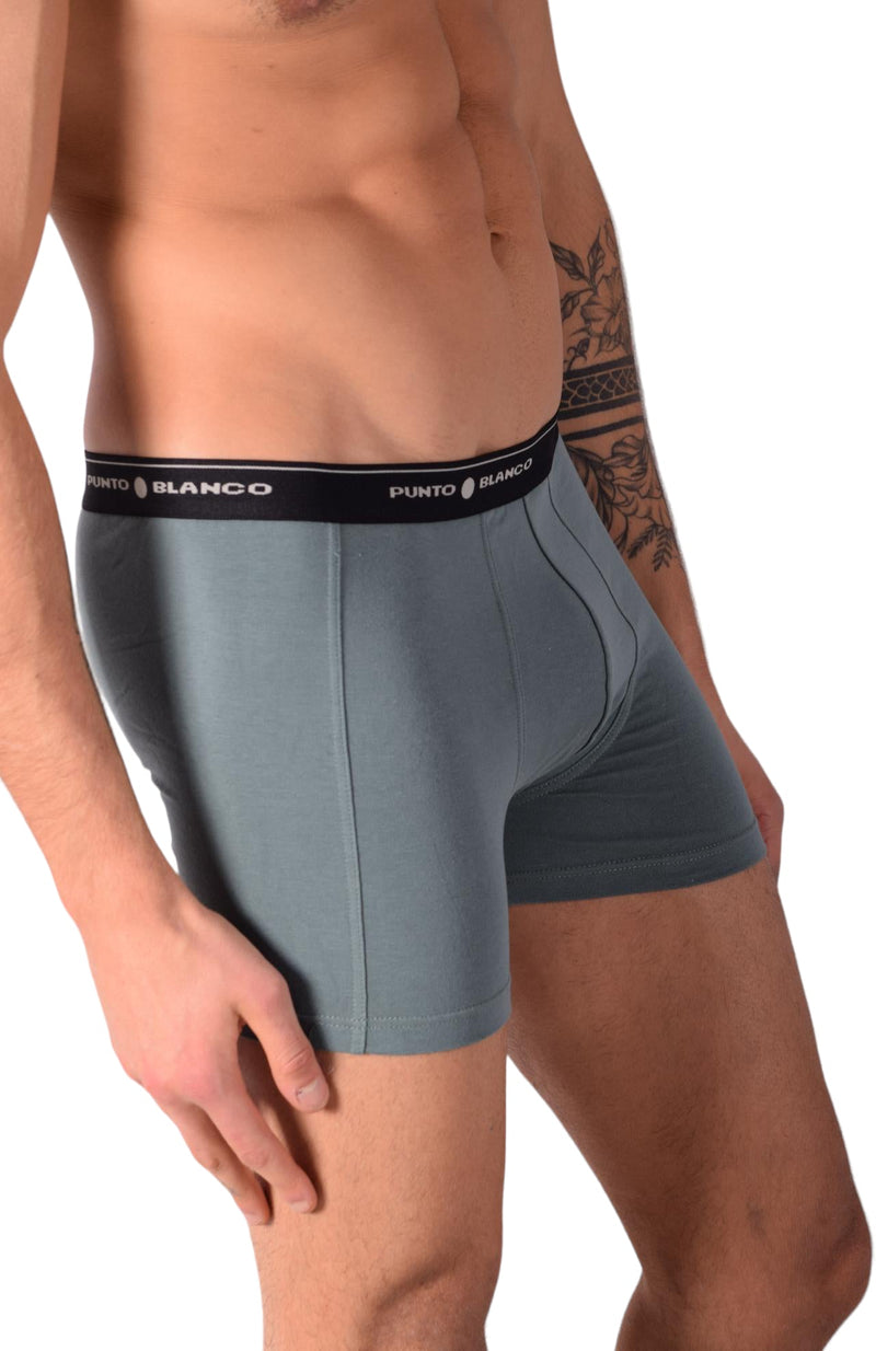 SMALL Mens Punto Blanco Basics Short Boxer Pale Green 53438 Pu7