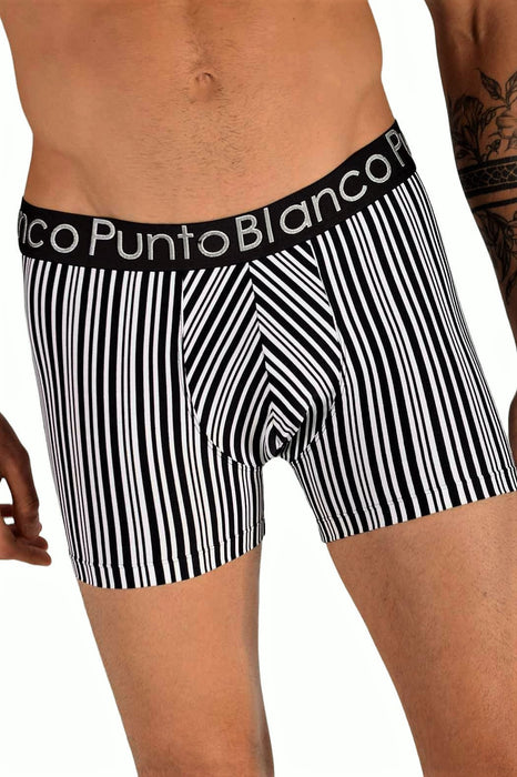 SMALL Mens Punto Blanco Boxer Black Stripe 33029 S 40