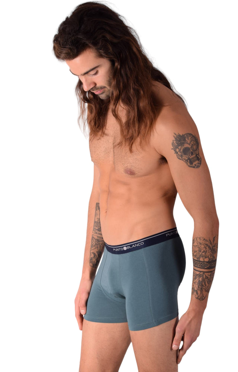 Small Punto Blanco Basics Boxer Green Emerald 53438 PU135