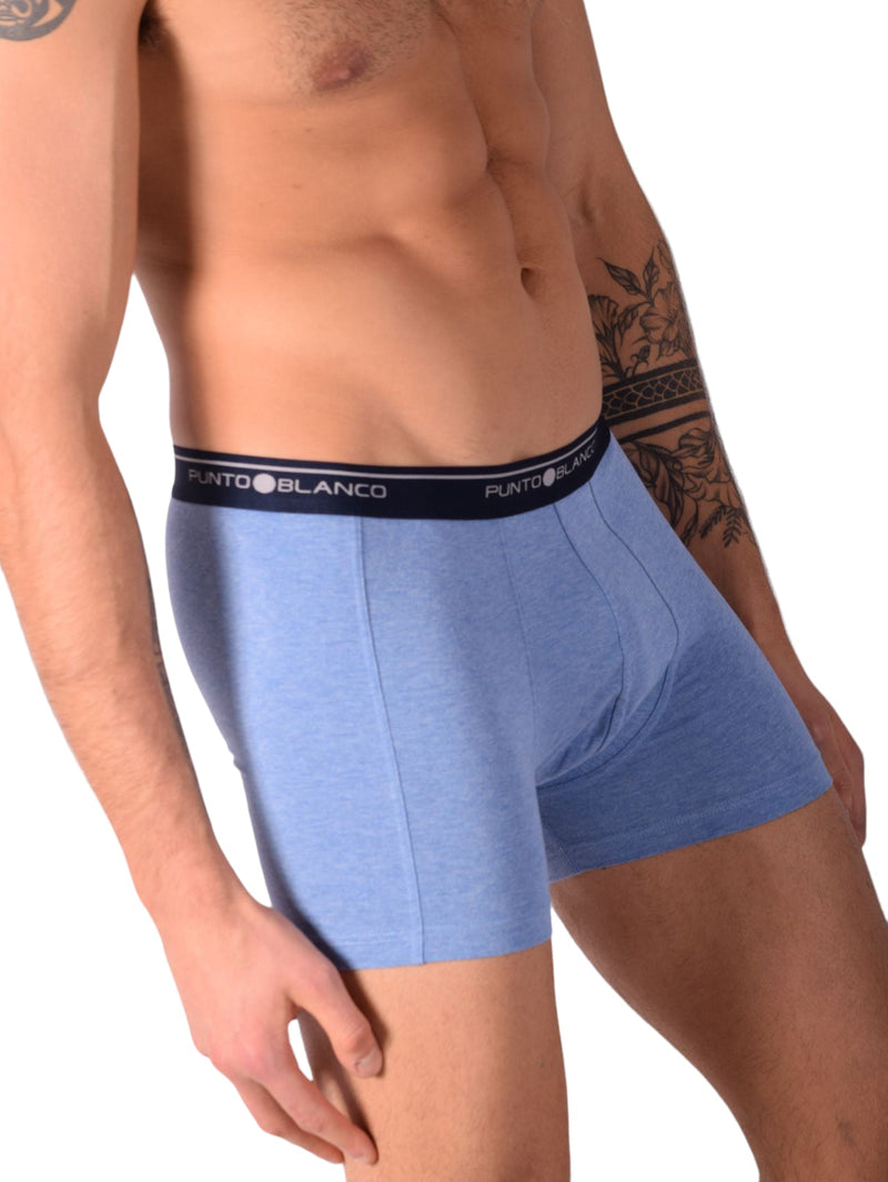 SMALL Punto Blanco Basics Short Boxer Blue 53438 P213