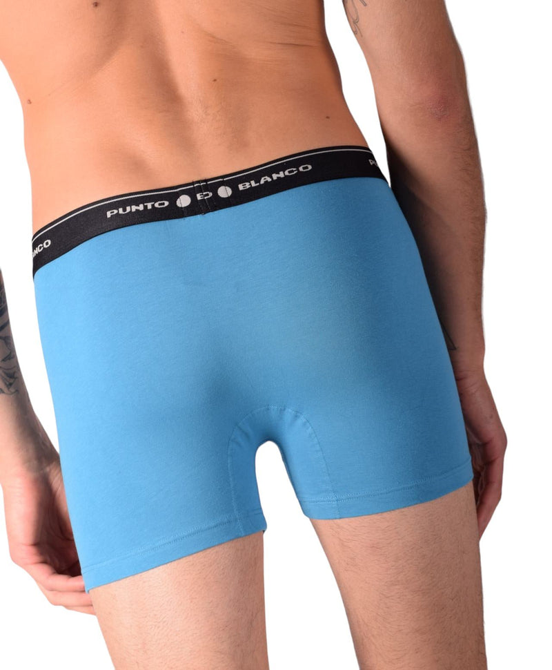Small Punto Blanco Basics Short Boxer Blue 53438 Pu164