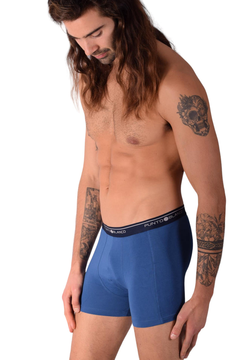 Small Punto Blanco Basics Short Boxer Blue 53438 Pu175