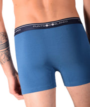 Small Punto Blanco Basics Short Boxer Blue 53438 Pu204