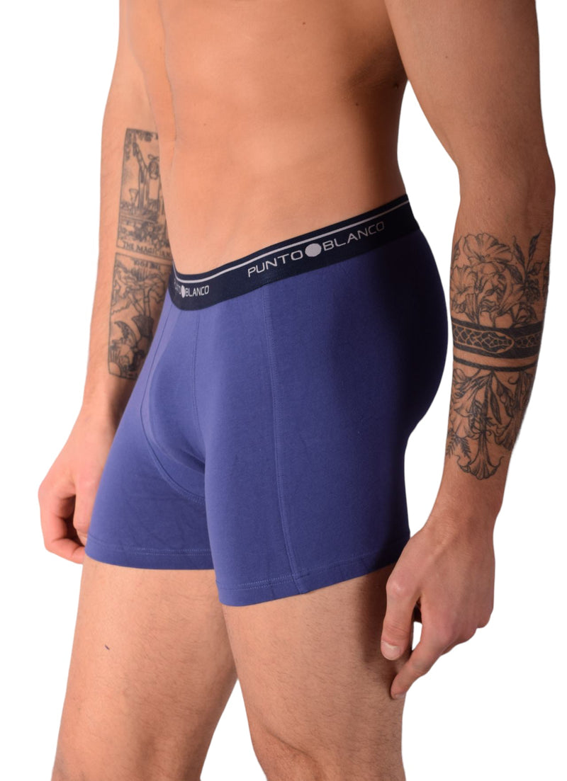 SMALL Punto Blanco Basics Short Boxer Blue 53438 Pu44