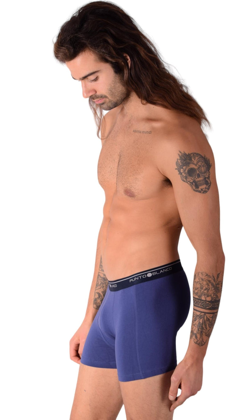 SMALL Punto Blanco Basics Short Boxer Blue 53438 Pu45