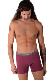 Small Punto Blanco Basics Short Boxer Burgundy 53438 Pu197