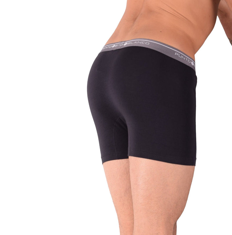 Small Punto Blanco Basics Short Boxer Dark Grey 53438 Pu302
