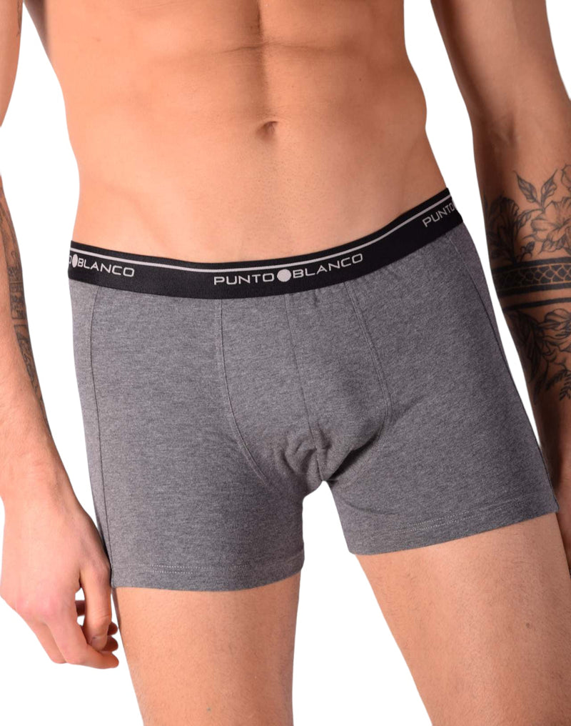SMALL Punto Blanco Basics Short Boxer Grey 53438 Pu396