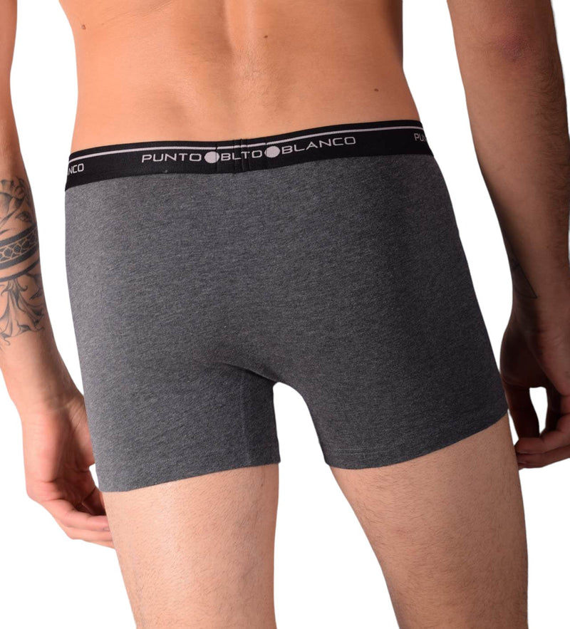 SMALL Punto Blanco Basics Short Boxer Grey 53438 Pu64