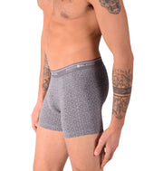 Small Punto Blanco Basics Short Boxer Grey Print 53438 Pu331