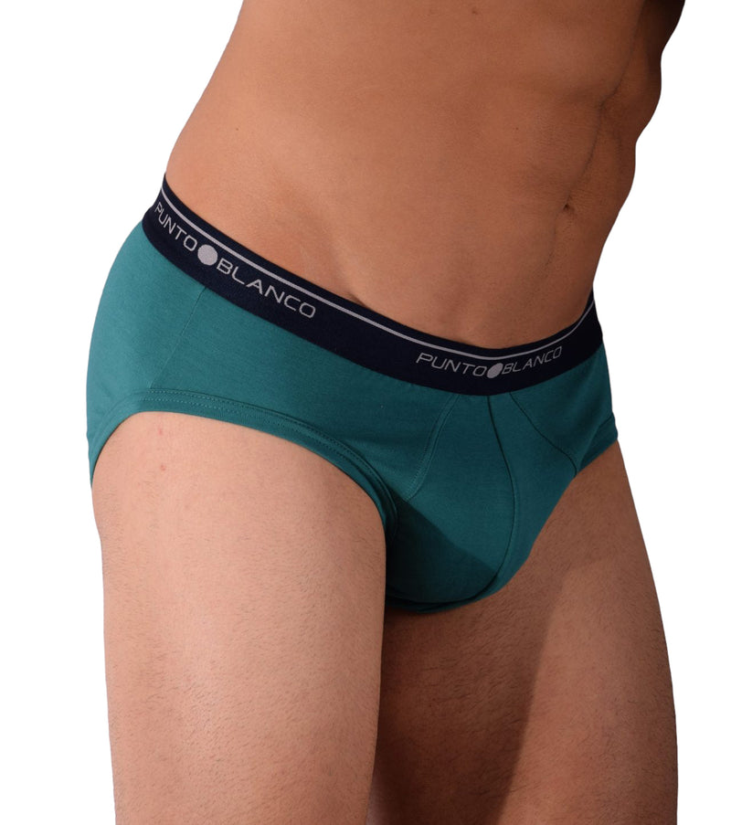 Small Punto Blanco Briefs Basix Green 53489-10 P19