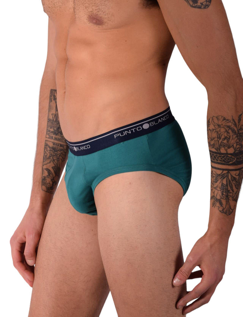Small Punto Blanco Briefs Basix Green 53489-10 P19