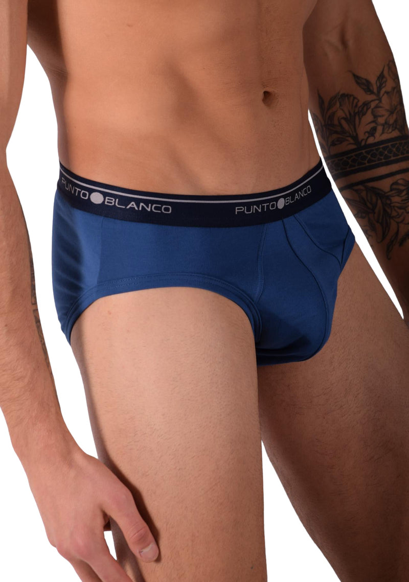 Small Punto Blanco Small Briefs Basix 53489 - 10 Blue P103