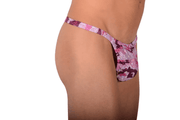 Small SMU Swim Tanning Thongs in Pink Flash SX 1006175
