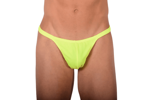 Small SMU Swim Tanning Wear Thong Yellow SX 1006131