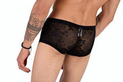 SMU Aristocrat Lace Sheer Mini boxer Black 100705 H53
