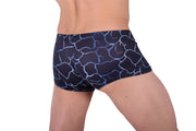 SMU Artistic Mini Boxer Brief sporty cut Mixed Blues P01005 H50