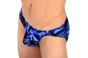 SMU Briefs Catch - Me Mini Brief Blue - Mix Speedo Cut 01903 H262
