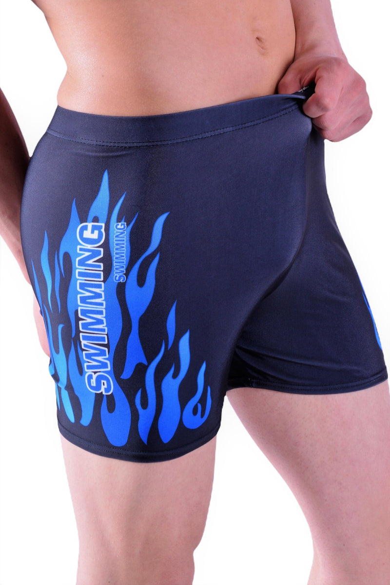 SMU Flames Swim Boxer 28 to 32 inch stretch waist 22035 MX3