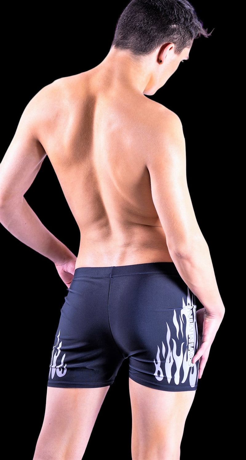 SMU Flames Swim Boxer stretch waist 28-32 inch 22035 MX3