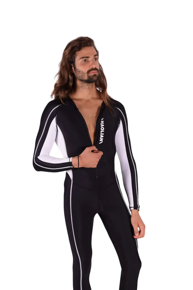 SMU Full Singlet Bodysuit Competition Swimwear Diving Wetsuit Singlet Black 12