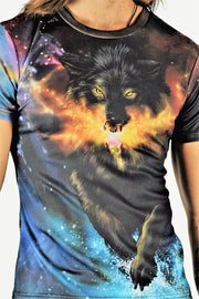 SMU Limited T-Shirt Night Sky Magical Wolf Mystical Shirts