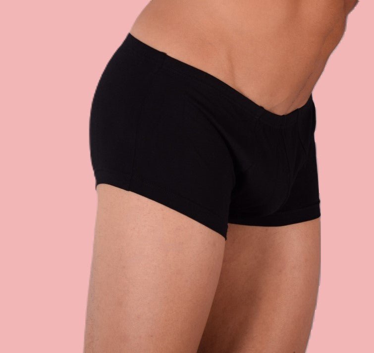 SMU Men's Boxer Black 87656 MX128